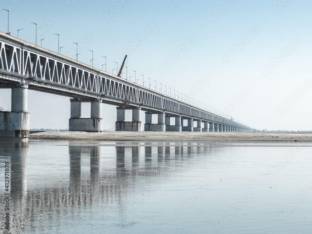 Bogibeel bridge - the longest double decker bridge in india. Bogibeel bridge - the longest double decker bridge in india.