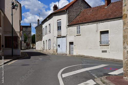 Hardricourt; France - august 4 2020 : the village in summer photo