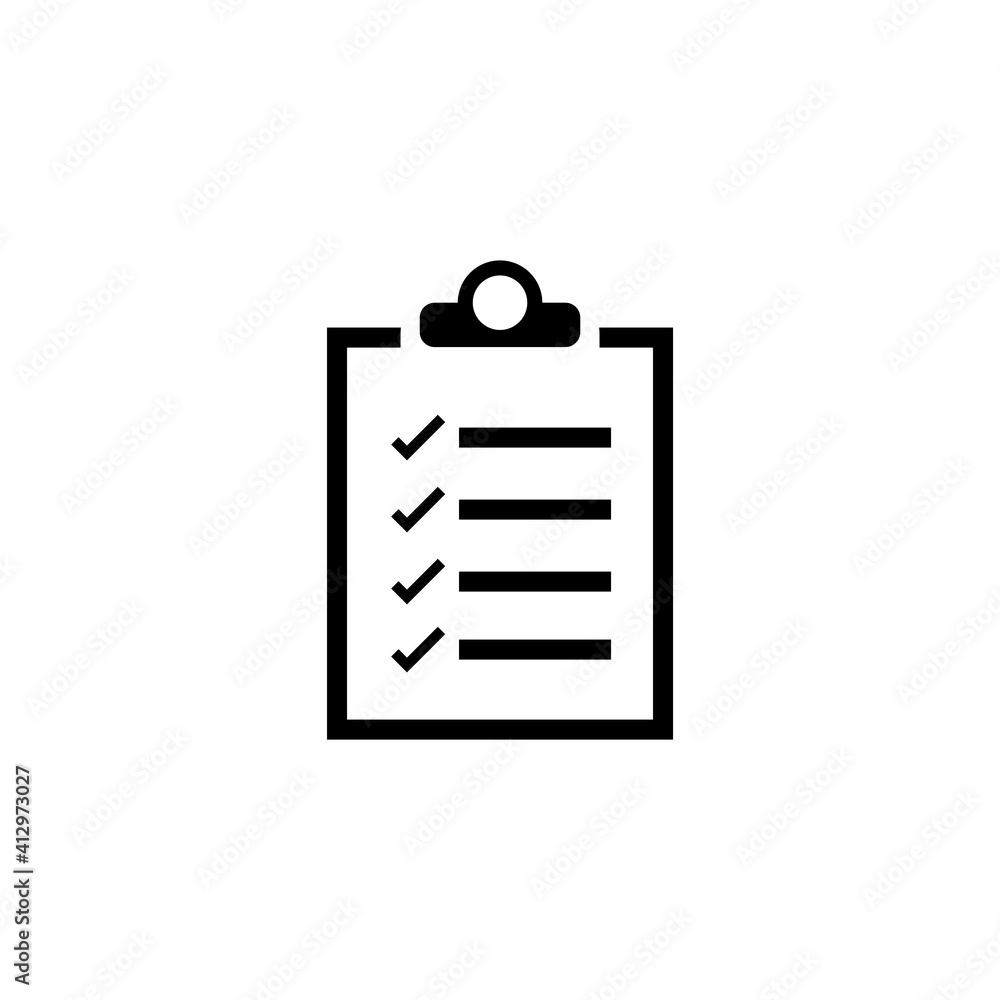Clipboard Icon Vector Design Template Clipboard Icon Vector Design Template