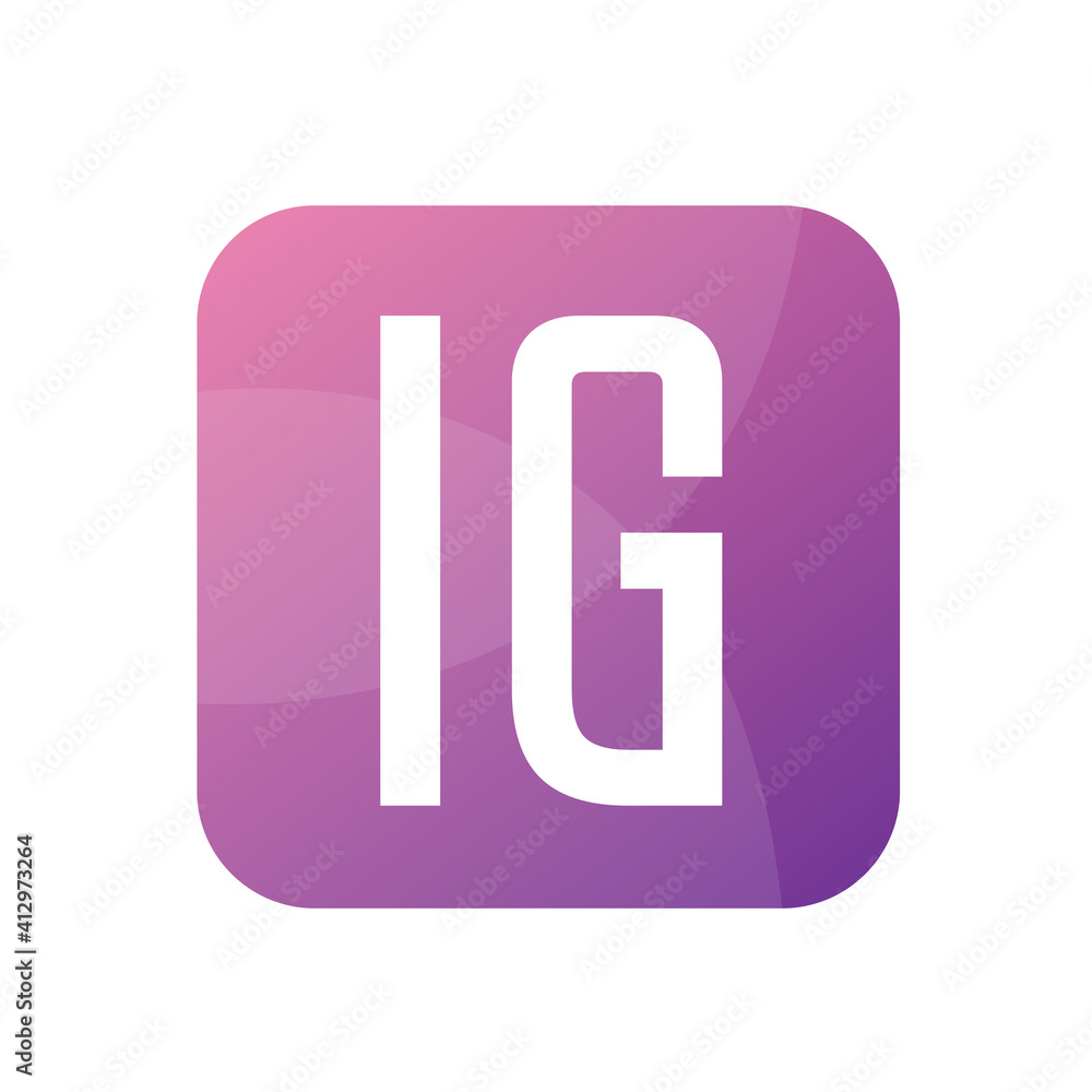 IG Letter Logo Design With Simple style IG Letter Logo Design With Simple style
