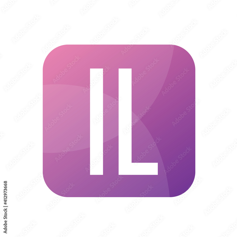 IL Letter Logo Design With Simple style IL Letter Logo Design With Simple style