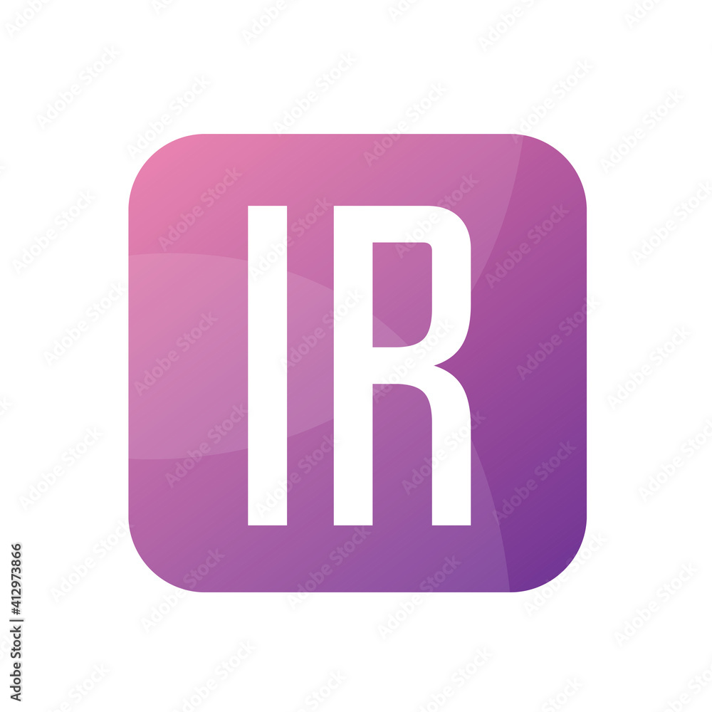 IR Letter Logo Design With Simple style IR Letter Logo Design With Simple style