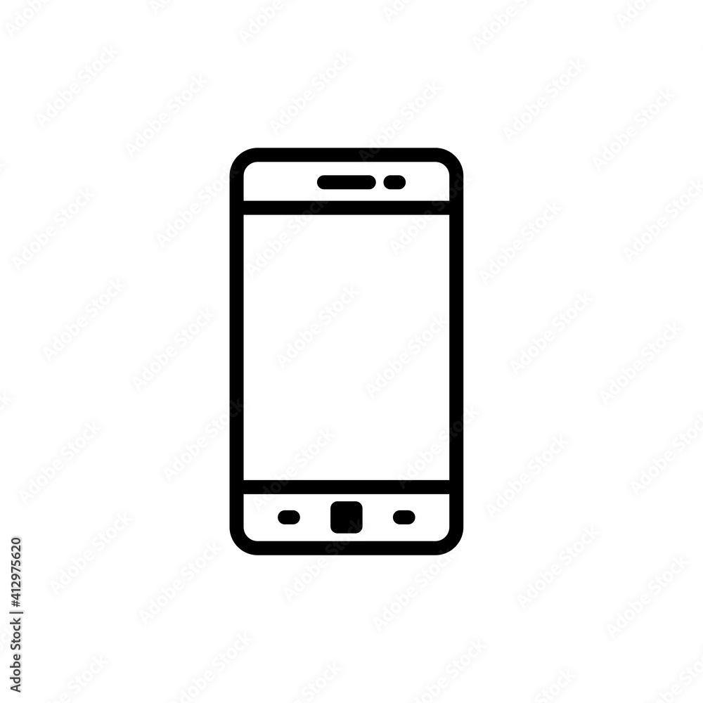 Hand phone Icon Vector Design Template Hand phone Icon Vector Design Template