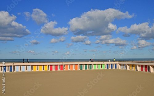 Le Touquet, France - april 3 2017 : the waterfront photo