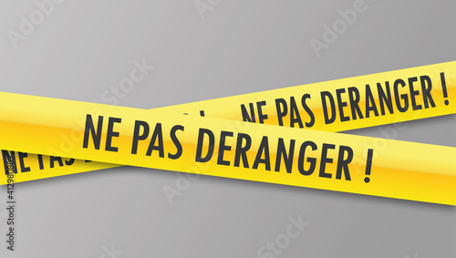 Logo ne pas déranger.