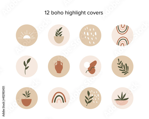  lifestyle boho highlight covers abstract lifestyle social media