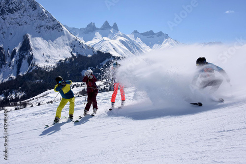 ski alpin / Savoie  /  Le Corbier, photo