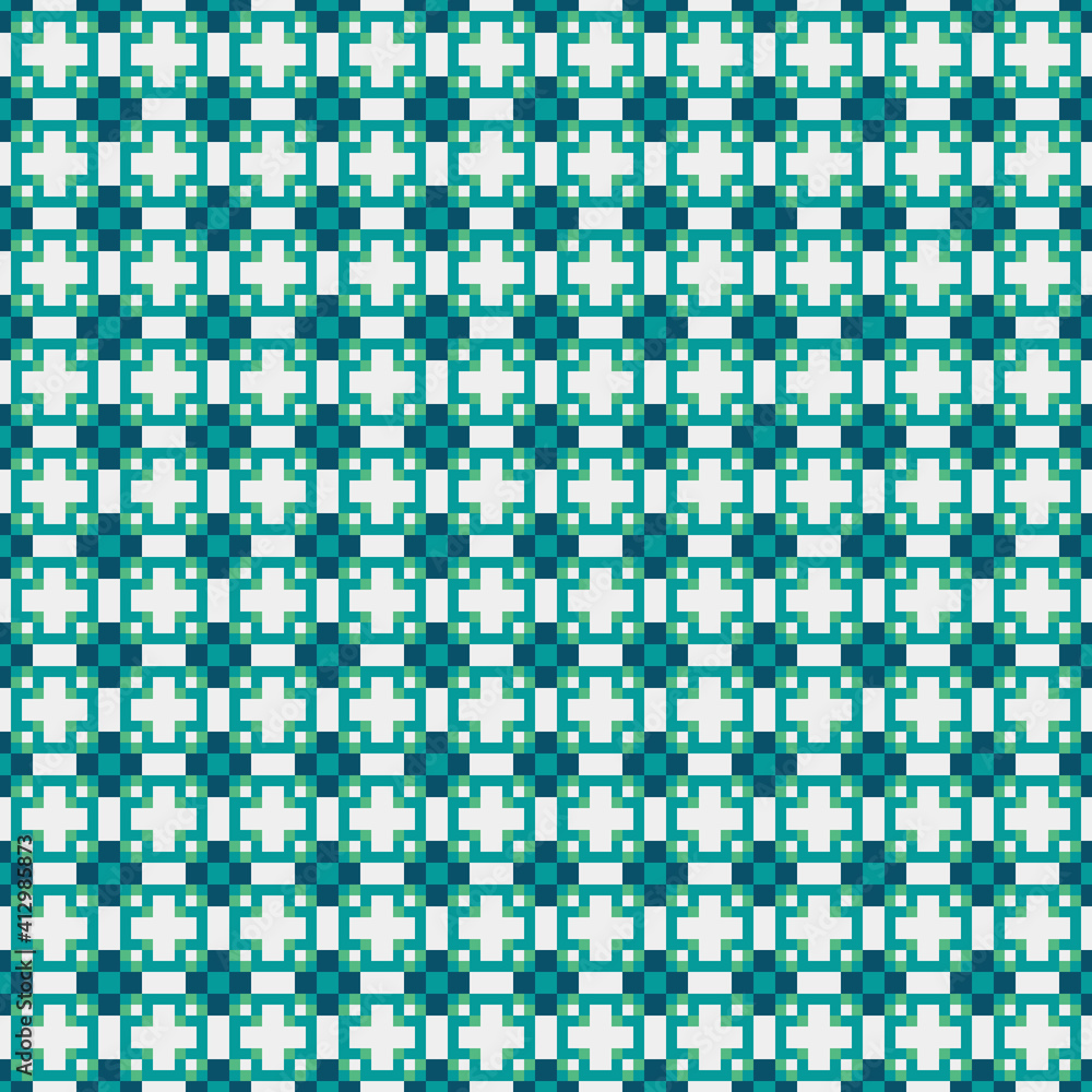 Abstract Cross Pattern generative computational art illustration Abstract Cross Pattern generative computational art illustration