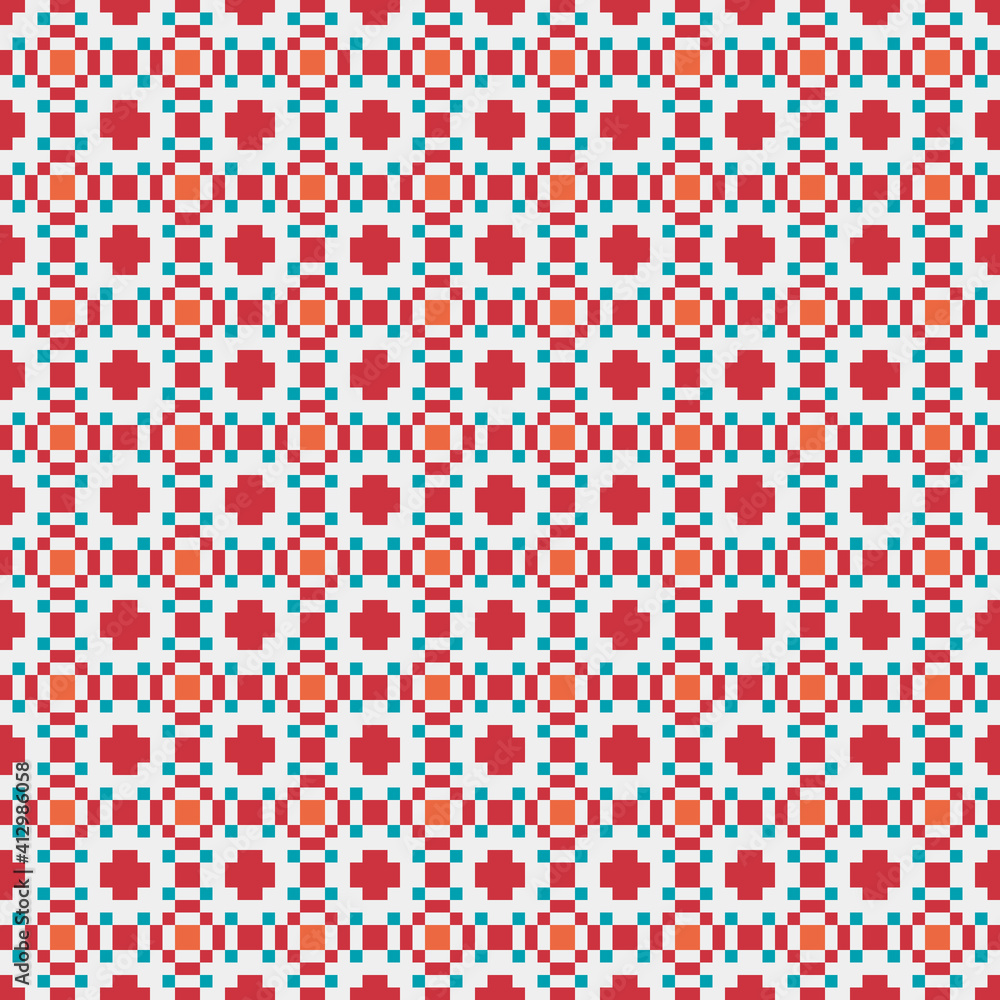 Abstract Cross Pattern generative computational art illustration Abstract Cross Pattern generative computational art illustration