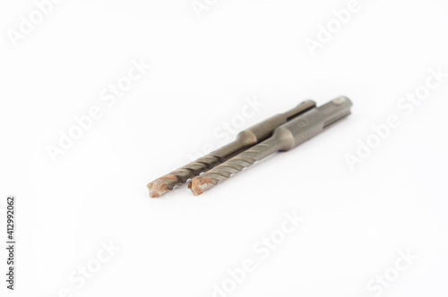 Wallpaper Mural Drill bits for concrete isolated on white background Torontodigital.ca