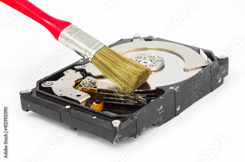 Wallpaper Mural Cleaning a broken hard drive Torontodigital.ca