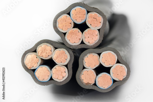 Wallpaper Mural Cable wires copper Torontodigital.ca