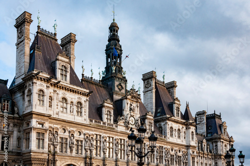 City hall, Hotel de la Ville in Paris - France