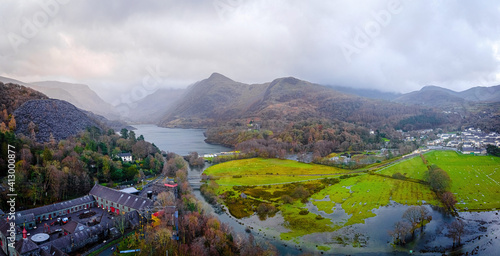 The National Slate Museum near Dinorwic quarry, within the Padarn Country Park, Llanberis, Gwynedd photo