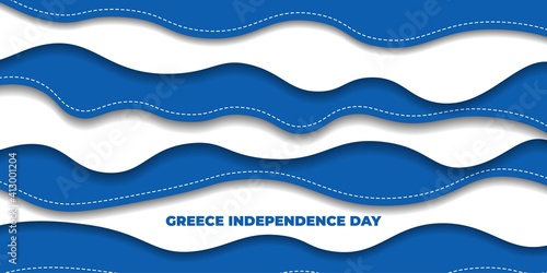 Blue and white background design with waving color vector illustration