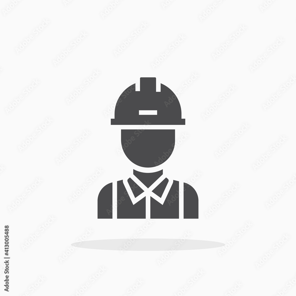 Engineer icon. Engineer icon.