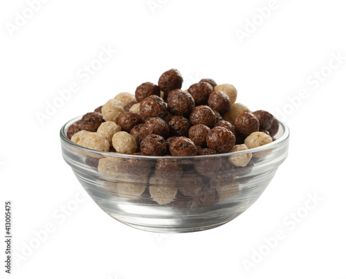 Chocolate Vanilla Breakfast Cereal Balls Mix or Breakfast Spheres