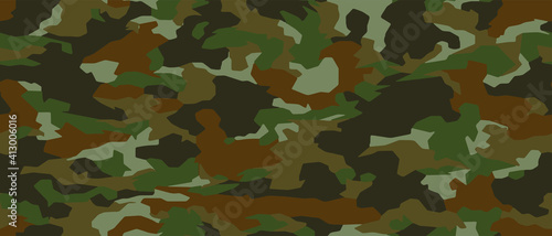 Full seamless military camouflage dark texture skin pattern vector for textile. Usable for Jacket Pants Shirt and Shorts. Dirty army camo masking design for hunting fabric print and wallpaper.