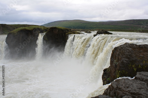 Godafoss  Islandia. Una cascada impresionante.