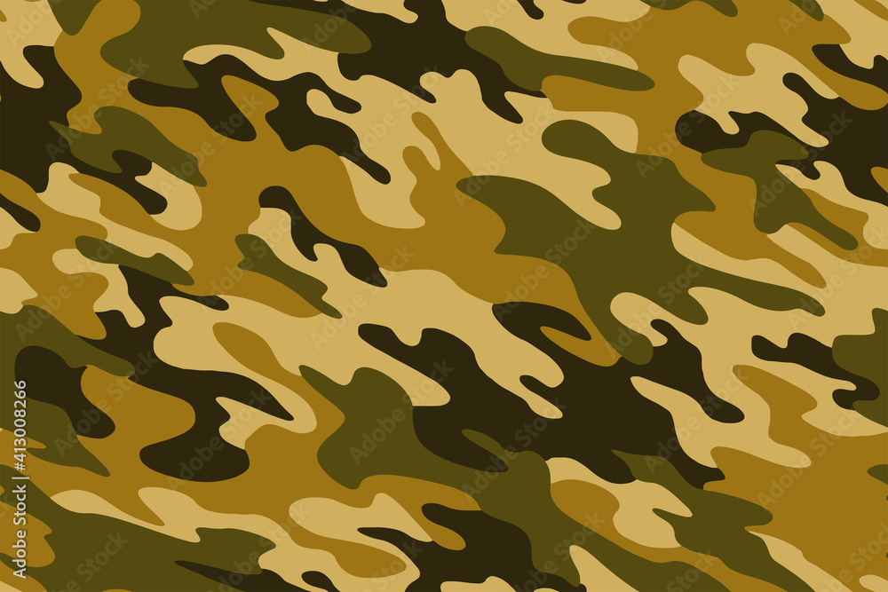 Vecteur Stock Full seamless military camouflage dark texture skin