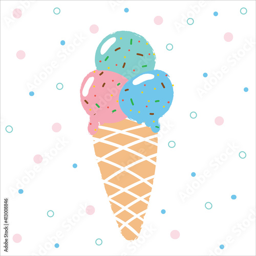 Food icons social media symbols sweet signs