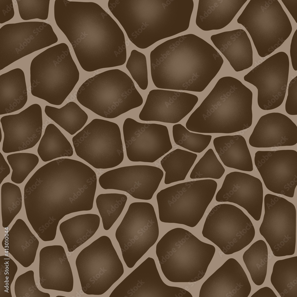 Obraz premium Giraffe seamless pattern. Design for fabric, textile, wallpaper and packaging 