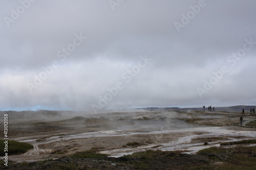 Hveravellir, Islandia. Aguas termales ubicadas en la ruta 35.