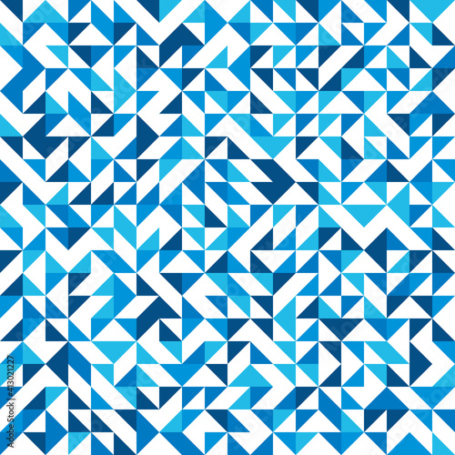 Abstract mosaic of right triangles