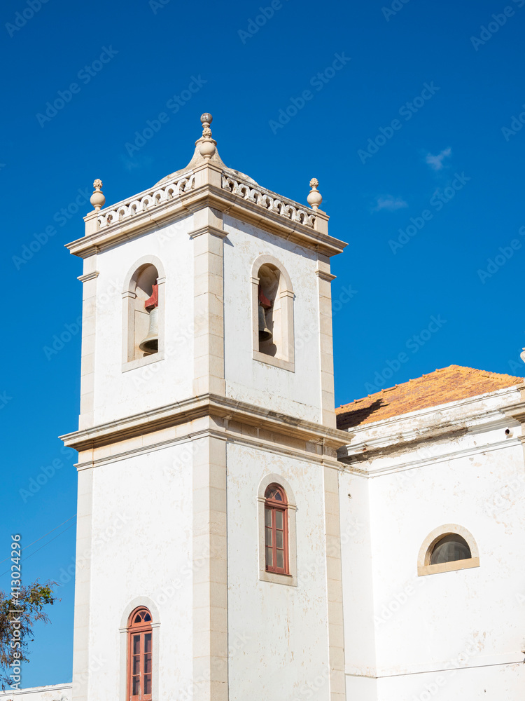 Igreja Nossa Senhora da Graca in Plato. The capital Praia on the Ilha de Santiago, Cape Verde.