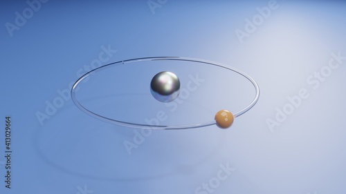 Wallpaper Mural glass sphere of Hydrogen Torontodigital.ca