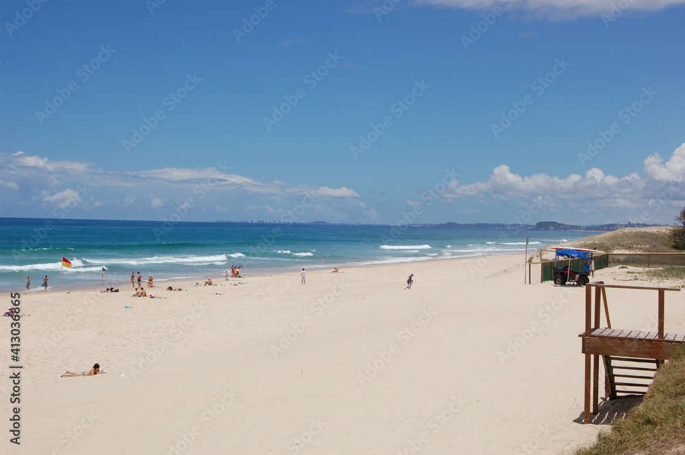 Surfers Paradise beach. Surfers Paradise is a town and suburb in the City of Gold Coast, Queensland, Australia