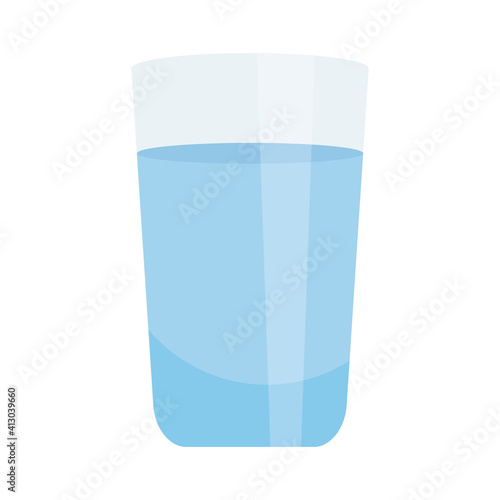 water of glass icon, colorful design