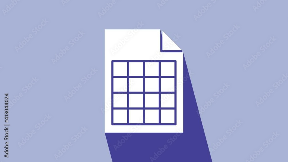 White File document icon isolated on purple background. Checklist icon. Business concept. 4K Video motion graphic animation White File document icon isolated on purple background. Checklist icon. Business concept. 4K Video motion graphic animation