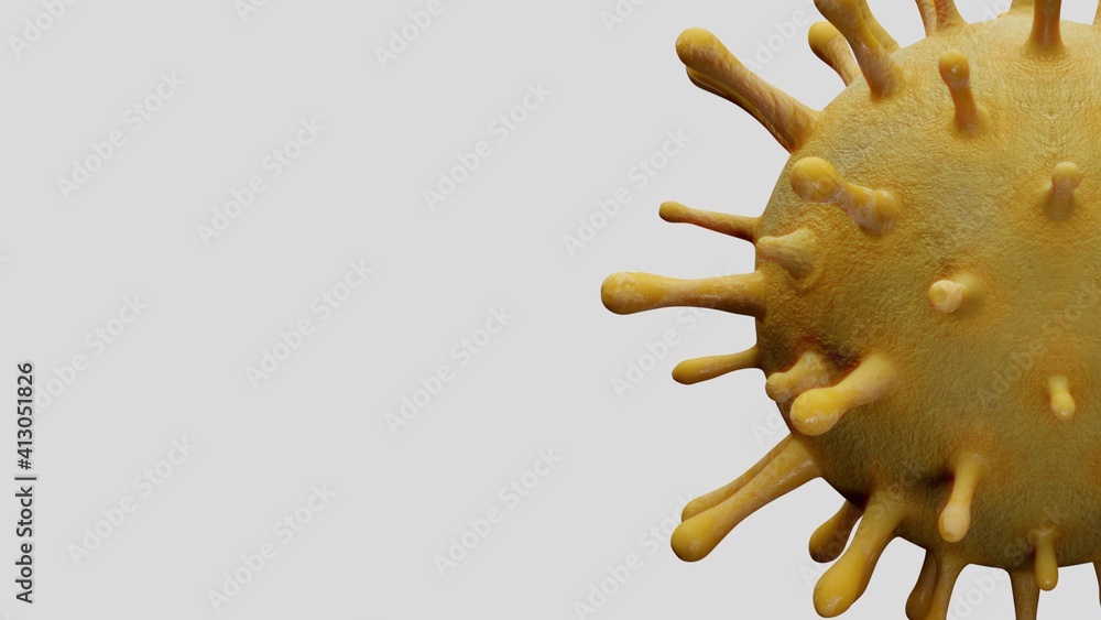 3D illustration. Coronavirus outbreak. Influenza Covid 19 virus dangerous flu. 3D illustration. Coronavirus outbreak. Influenza Covid 19 virus dangerous flu.