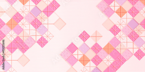 春　和柄　模様　背景