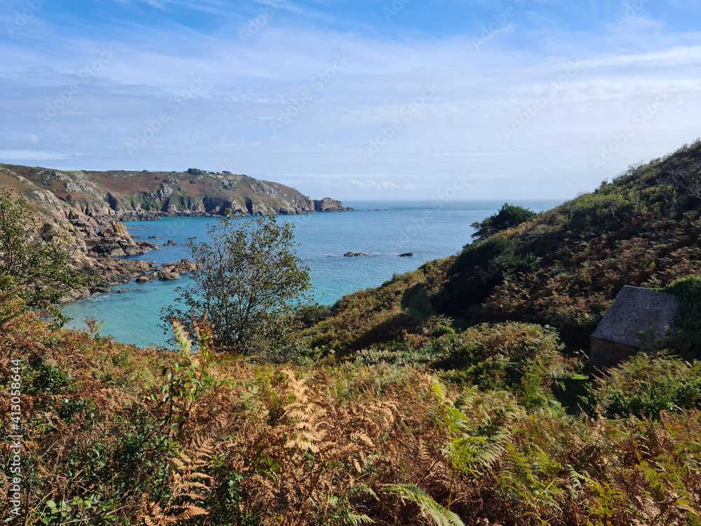 Guernsey Channel Islands, Petit Bot Bay Cliff Paths
