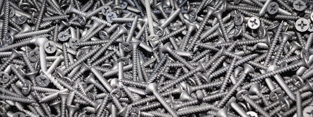 Black wood screws for renovation. Black wood screws for renovation.
