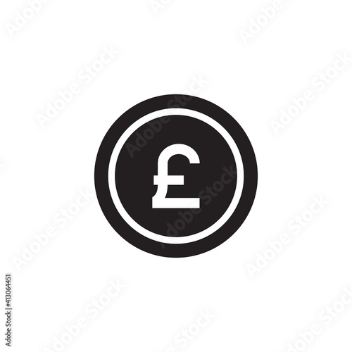 pound sterling icon symbol sign vector