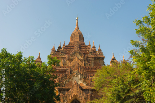 Myanmar. Bagan. Htilominlo Temple. photo
