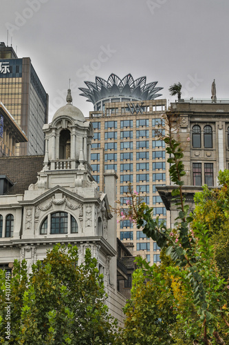 Canvas Print Asia, China, Shanghai, Crown Building