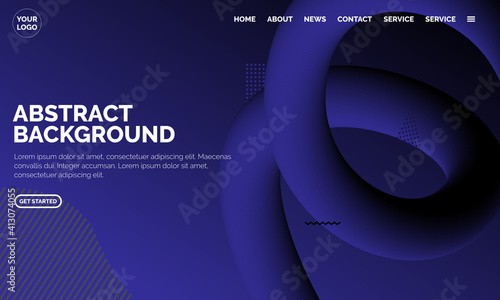 3d abstract fluid shapes flying above surface. Landing page template. Vector illustration. Dynamic liquid color wave backgrounds. Templates set for brochures, posters, banners, flyers and cards