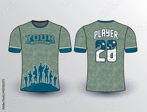 Baseball softball soccer esports all sports team gear unique design uniform templates and mockup