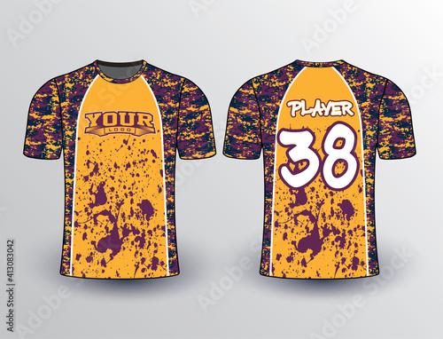 Baseball softball soccer esports all sports team gear unique design uniform templates and mockup