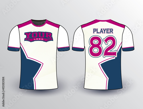 Baseball softball soccer esports all sports team gear unique design uniform templates and mockup