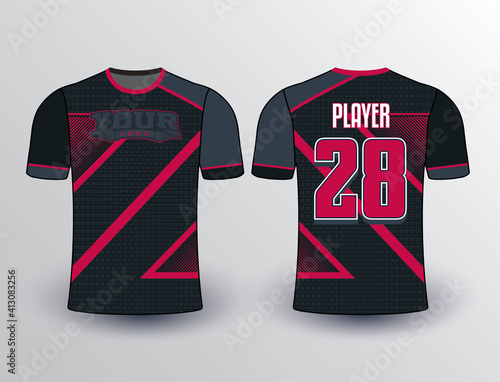 Baseball softball soccer esports all sports team gear unique design uniform templates and mockup