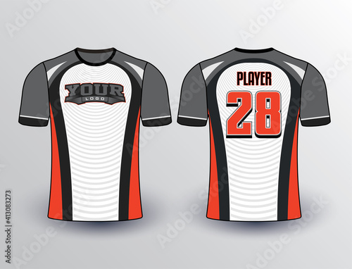 Baseball softball soccer esports all sports team gear unique design uniform templates and mockup