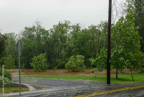 Flooding from a Hurricane