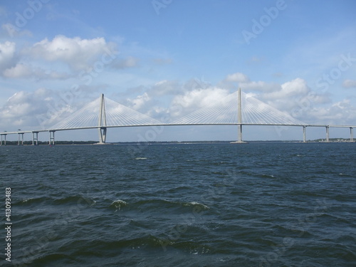 Fototapeta Naklejka Na Ścianę i Meble -  Bridge over the ocean
