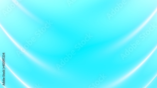 Blue cyan 3D dynamic abstract light and shadow artistic wave futuristic texture pattern background
