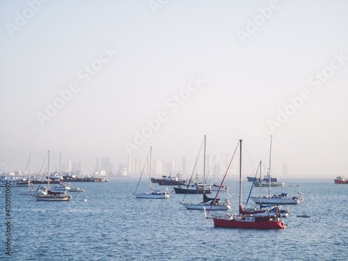 boats in the harbor © Enrique